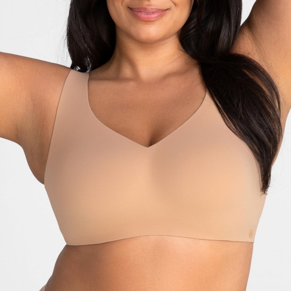 Honeylove Wireless SoftForm Pullover Bra Sand - L (38B/C)